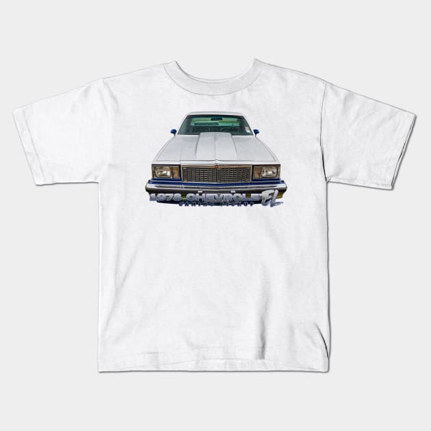 1978 Chevrolet El Camino Pickup Kids T-Shirt by Gestalt Imagery